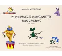 Comptines et chansonnettes (20) --- 2 violons