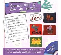 Comptines et jeux de doigts Livre avec 1 CD audio - Rémi Guichard - Formulette Production - Livre CD - Album éveil dès la naissance CD