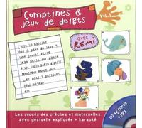 Comptines et jeux de doigts Livre avec 1 CD audio - Rémi Guichard - Formulette Production - Livre CD - Comptine, chant CD