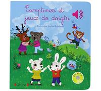 Comptines et jeux de doigts – Livre sonore avec 6 puces – Dès 1 an