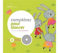 Comptines pour danser Edition 2020 - Cécile Hudrisier - Didier Jeunesse - Livre CD - Album éveil dès la naissance CD