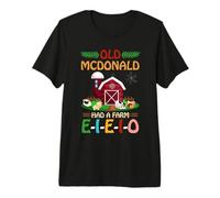 Comptines pour Enfants et Tout-Petits ou Vieux McDonald T-Shirt Haut de Gamme