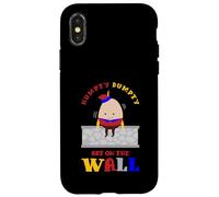 Comptines pour Enfants ou Humpty Dumpty Assis sur Un Mur Coque pour iPhone X/XS