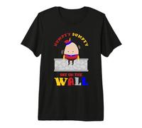Comptines pour Enfants ou Humpty Dumpty Assis sur Un Mur T-Shirt Haut de Gamme