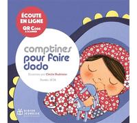 Comptines pour faire dodo AVEC QR CODE + qr code - Cécile Hudrisier - Didier Jeunesse - cartonné - Comptine, chant
