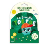 Olivier Latyk (Illustration) – La Famille Tortue : Mes Comptines accordéon – Livre tissu – Broché