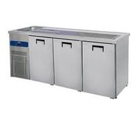 Comptoir à Bière Avec 1 Bac à Gauche Et 3 Portes Pour Les Fûts De Bière 50 Litres Mastro G