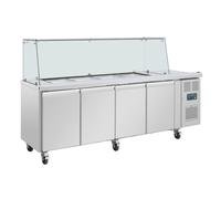 Comptoir à salade GN UA019 - 2230x700x(H)1360mm - -2°C à 8°C