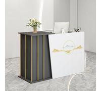 Comptoir Accueil Institut De Beaute, Comptoir Caisse Salon De Coiffure, Meuble De RéCeption pour Klinik, Salon, Lobby, Vente, HôTel, Centres Commerciaux Grey 140cm