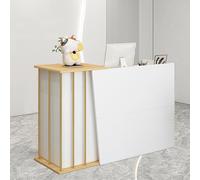 Comptoir Accueil Institut De Beaute, Comptoir Caisse Salon De Coiffure, Meuble De RéCeption pour Klinik, Salon, Lobby, Vente, HôTel, Centres Commerciaux White 140cm