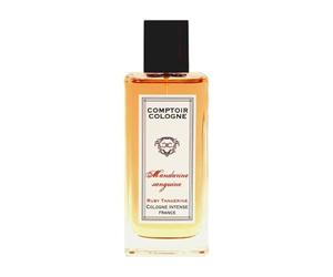 COMPTOIR COLOGNE - Mandarine Sanguine 100 ml - Eau de Cologne Homme - Mandarine Sanguine, Agrumes, Notes Fruitées - Fraîcheur Pétillante & Dynamisante - Made in France