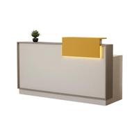 Comptoir d'Accueil avec LED, Banque Réception Moderne pour Bureau Salon