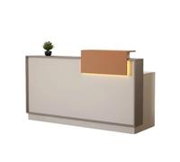 Comptoir d'Accueil avec LED, Banque Réception Moderne pour Bureau Salon
