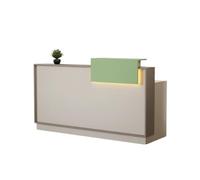 Comptoir d'Accueil avec LED, Banque Réception Moderne pour Bureau Salon