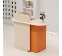 Comptoir d'accueil, Comptoir de Caisse avec Tiroirs et Rangements Ouverts pour Instituts de Beauté, Boutiques de Vêtements, Bureaux. Disponible en Plusieurs Couleurs