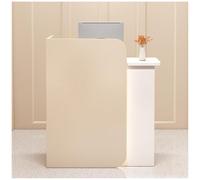 Comptoir d'accueil, Petite Table De Réception, Postes De Travail Informatiques Modernes, Idéal pour Salon De Coiffure, Institut De Beauté, Bureau, Bar, Magasin, Hôtel.,2,140 * 45 * 100cm