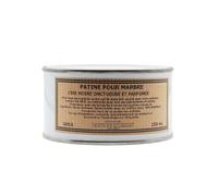 Comptoir d'Art - Patine (0003) pour Marbre brillant, Cire de brillance marbre, effet brillant pour marbre, résultat brillant pour sol en marbre (Noir, 250mL)