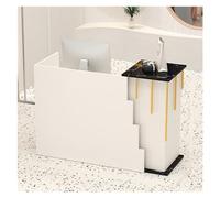 Comptoir de bureau de réception pour vente au détail Simple Caissier Armoire avec rangement Table de réception en forme de L pour salon, bureau, restaurant, petit magasin - Design moderne