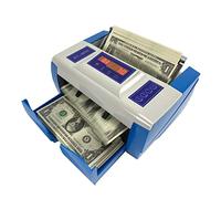 Comptoir de Caisse Compteur de factures, machine monétaire M06, un petit détecteur trésorerie portable et convient à nombreuses devises étrangères telles que NOUS, Euro, dollar Taiwan, etc