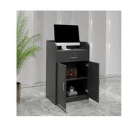 Comptoir de caisse moderne pour magasin de vêtements, bureau de réception simple noir, petite table de caisse pour salon et bureau, 60 cm