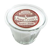 Comptoir de Famille 522 Bougie Pommes Cuites Verre Transparent 35 x 23,5 x 9 cm