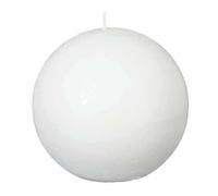 Comptoir de la Bougie - Bougie Boule "Rustic" 10cm Blanc