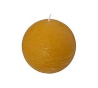 Comptoir de la Bougie – Bougie boule "Rustic" 10 cm Jaune