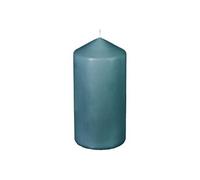 Comptoir de la Bougie - Bougie Cylindrique Déco "Hugo" 14cm Bleu Canard Bleu G
