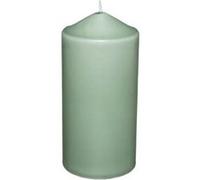 Comptoir de la Bougie - Bougie Cylindrique Déco Hugo 14cm Vert Eucalyptus