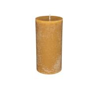 Comptoir de la Bougie - Bougie Cylindrique Rustic 14cm Jaune Jaune G