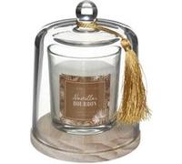 Bougie parfumée Loli 130g avec cloche verre vanille - Atmosphera createur d'interieur