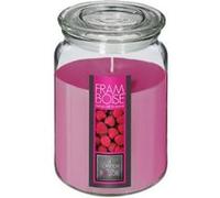 Comptoir de la Bougie - Bougie Parfumée en Verre "Couvercle" 510g Framboise G