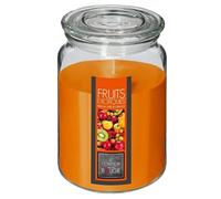 Comptoir de la Bougie - Bougie Parfumée en Verre "Couvercle" 510g Fruits Exotiques