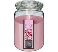 Comptoir de la Bougie - Bougie Parfumée en Verre "Couvercle" 510g Rose Rose G
