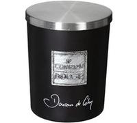 Comptoir de la Bougie - Bougie Parfumée "Loyd" 490g Douceur Coton Noir, Noir G