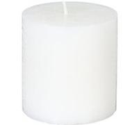 Comptoir de la Bougie - Bougie Ronde "Rustic" 7cm Blanc Blanc G