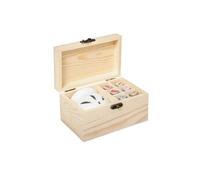 Atmosphera – Coffret senteur parfumée 10 pièces "Bois" 15 cm Beige
