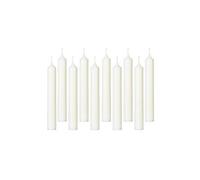 Comptoir de la Bougie – Bougies bâton «Hugo» 16 cm Ivoire Blanc Lot de 10