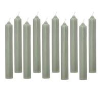 Lot de 10 bougies bâtons vert eucalyptus 45g - Atmosphera createur d'interieur