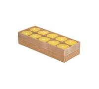 Comptoir de la Bougie - Lot de 10 Bougies "Générique" 4cm Citronnelle
