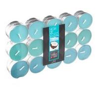 Comptoir de la Bougie - Lot de 30 Bougies Chauffe-Plat Parfumées 3,7cm Coco G