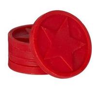 Comptoir de la Bougie - Lot de 5 Cires Parfumées à Brûler "Etoile" 45g Fruits Rouges G