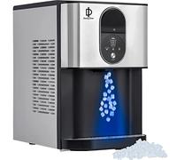 Comptoir de Machine à Glace à pépite Auto-Distributeur, 46 LBS Tous Les Jours, 1,8 LB/Heure Portable Machine à mâcher Souple pour Le Bureau de Cuisine de Bar à la Maison, Facile à Utiliser avec Fini