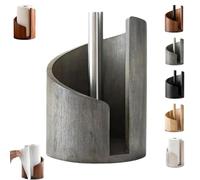 Comptoir De Porte-serviettes En Papier De Montagne, Support En Bois Et En Fer Avec Facilité D'une Seule Main, Porte-rouleau De Cuisine En Bois Avec Conception Stable For Cuisine(B)