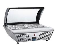 Saladette réfrigérée positive 67 Litres, 4 x GN 1/3, à poser, 105 W, 220 V - MONO