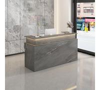 Comptoir de réception compact et durable pour bureaux, salons et espaces de vente au détail - Design efficace pour une expérience client améliorée