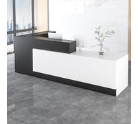 Comptoir de réception, comptoir de vente au détail, caisse, casier de bureau, table avec tiroirs, câble, comptoir de réception, comptoir d'enregistrement moderne pour salon, clinique de beau