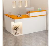 Comptoir de réception moderne et élégant | Bureau de réception compact avec rangement | Réception élégante pour salons et magasins | Bancone Réception Piccolo contemporaine