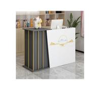 Comptoir de Réception Moderne pour Supermarché, Supérette, Hôtel, Petit Bar, Salon de Beauté, Magasin de Vêtements, Caissier, Accueil (100x40x90cm, Couleur: C)