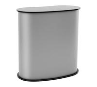 Comptoir de réception pliable portable avec compartiment de rangement, sac de transport amovible, comptoir de réception pour salles d'entreprise, réceptions d'hôtel, réunions d'affaires, 40 x 90 x 90